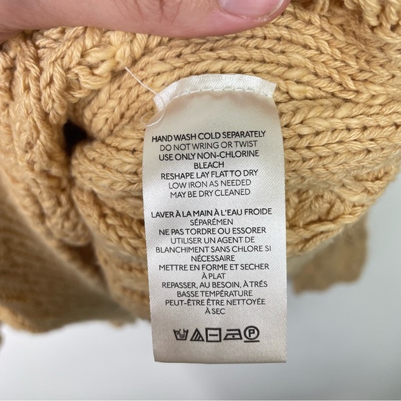 NWOT Free People Isa Cable Knit Sweater, Small - Picture 7 of 12